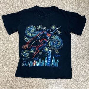 Van Gogh Superman tshirt